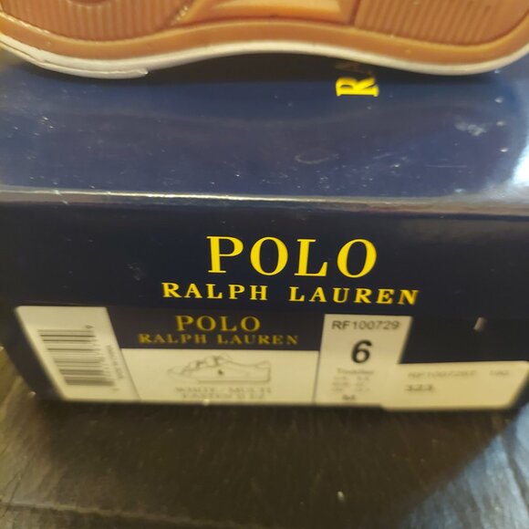 POLO RALPH LAUREN WHITE SNEAKERS FOR TODDLERS - Picture 2 of 5